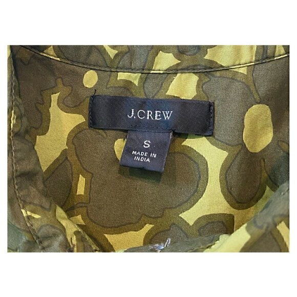 J Crew Floral Print Button Blouse - Picture 2 of 4